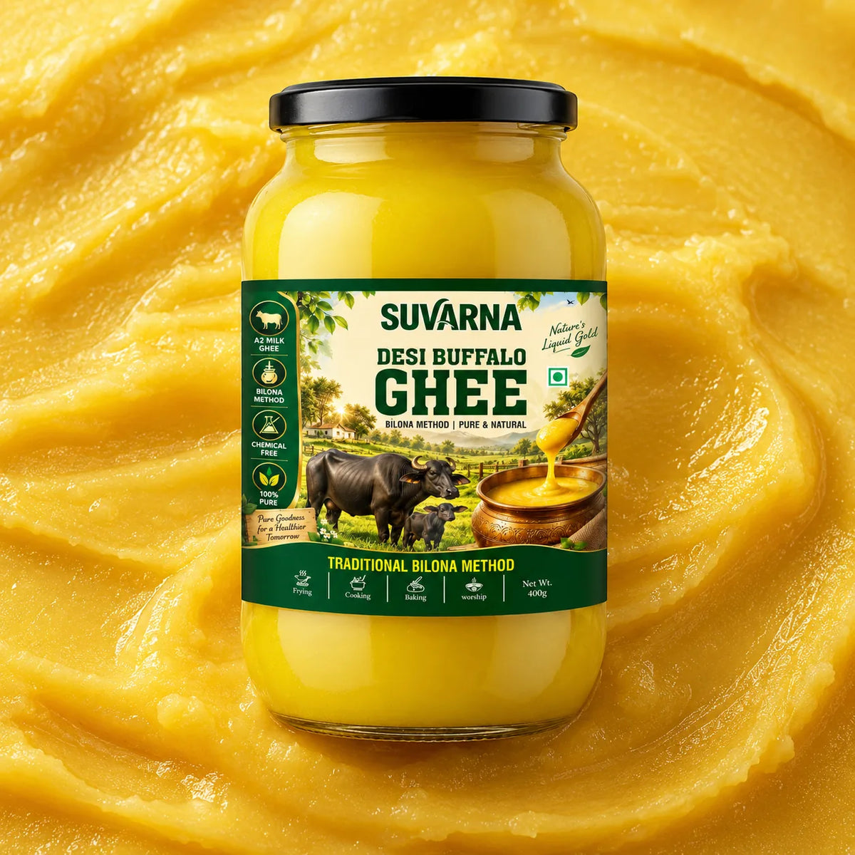 Suvarna Desi Buffalo Ghee 400g