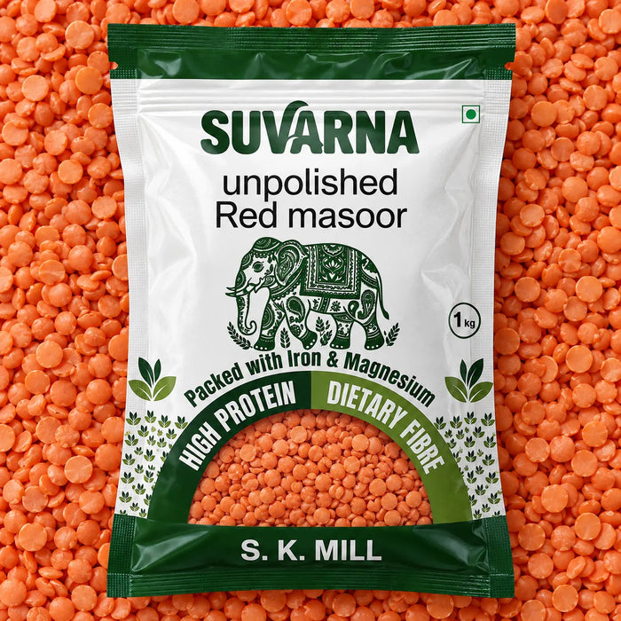Suvarna Unpolished Red Masoor 1kg